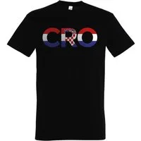 Youth Designz T-Shirt Kroatien Herren T-Shirt im Fußball Look mit CRO Frontprint