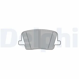 Delphi Bremsbel?ge hinten Ssangyong Rexton