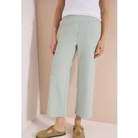 CECIL Stoffhose mit gestreiftem Seersucker-Look