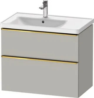 Duravit D-Neo Waschtischunterbau wandhängend Betongrau Matt 784x452x625 mm - DE4357034070000 DE4357034070000