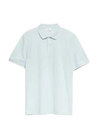 s.Oliver - Polo-Shirt blau - Gr. - XXL