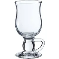 Pasabahce Gläser-Set Pasabahce 44159 Irisch Coffee Gläser mit Griff Henkel Kaffee, 2er Pack, 4-tlg., Glas