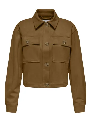 ONLY - ONLBELICIA FAUX SUEDE JACKET OTW Cognac - Gr. - L
