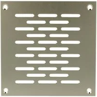 MS Beschläge Lüftungsgitter Aluminium Lüftungsblech Lochblech 100mm Breite