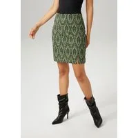 Aniston CASUAL Minirock mit farbharmonischem Ornament-Muster
