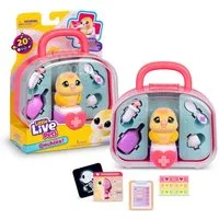 Moose Spielwelt Little Live Pets: Ouchies S2 Mini: Chirpy (Chick), Mit über 50 Geräuschen und Reaktionen