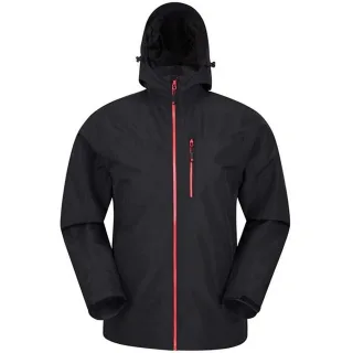 Mountain Warehouse Herren Brisk Extreme Wasserdichte Jacke (Schwarz)