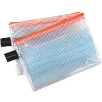 FOLDERSYS Beuteltasche, mit farbigem Reißverschluss