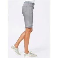 Witt Jeansshorts Jeans-Bermudas leicht vertieft