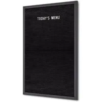 Showdown Displays Anzeigetafel Showdown Buchstabentafel - 40x60cm - Schwarz (1-St)