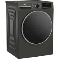 BEKO Waschmaschine Manhattan Gray B3WFT510415M, 10 kg, 1400 U/min, SteamCure, AddXtra, Ironfast, Zeitvorwahl