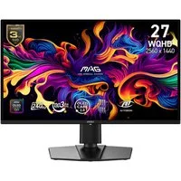 MSI MAG 274QP QD-OLED X24 OLED-Monitor (67,3 cm/27 ", 2560 x 1440 px, WQHD, 0,03 ms Reaktionszeit, 240 Hz, QD-OLED, neig-, schwenk-, höhenverstellbar, Pivot)