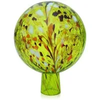 Lauschaer Glas Blumenständer Rosenkugel Gartenkugel mit Granulat handgefertigt, reine Handarbeit und mundgeblasen