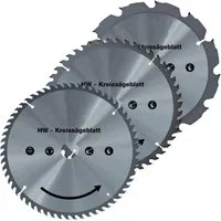 WALTER Sägeblatt Hartmetall Sägeblatt-Set 160 mm, Inklusive hochwertigem Alukoffer