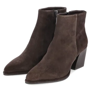 Kaerlek Ankle Boots - Gr. 37 - Braun - Rauleder