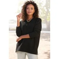 LASCANA Rundhalspullover aus supersofter Strickqualität, Basic
