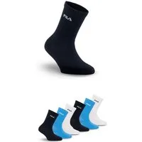 Fila Socken (6-Paar) breites Rippenbündchen, Cotton-Mix, Unisex