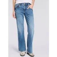 Herrlicher 5-Pocket-Jeans Edna Denim Light im Flared Fit