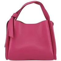 BRISE TASCHE Schultertasche Echtleder-Schultertasche mit Henkel & Crossbody-Gurt – Pink (1-teilig, Tasche inkl. Schulterriemen), Echtleder, Magnetverschluss, verstellbarer Schulterriemen