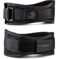 GD IMPORT Rücken Stützgürtel Fitgriff Gewichthebergürtel V2 - Unisex Camo-Black Größe: S