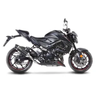 LeoVince Sportauspuff LV ONE EVO Carbon Suzuki GSX-S 750 /Z Bj.2017-2020 (auch A2) EURO4 +ABE