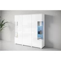 OTTO home Highboard Kenia (1 St), Modernes Highboard, mit Glastüren, Breite 135 cm