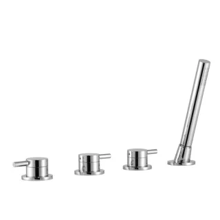 Avenarius Wanne-Brause-Batterie 4-Loch, mit separater Umstellung, Linie 280 2806175010