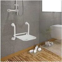 Clanmacy Duschhocker Duschsitz Klappbar Edelstahl Wandmontage Duschhocker Badhocker