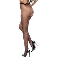 missO Ouvert Strumpfhose Damen feinmaschige Netz mit Punkten P 611 20 DEN 20 DEN (1 St. 1er-Pack) ouvert