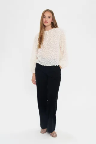 Langarm-Bluse NilsineSZ Langarm-Bluse Lockere Passform