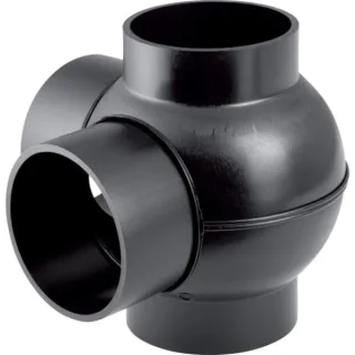 Geberit PE Kugelabzweig 88,5Gr zweifach 365325161