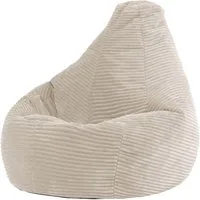 icon Sitzsack Kinder Sessel aus Cord Flauschig „Dalton", 69x59x65cm, Made in Germany, für Kinderzimmer, mit Füllung