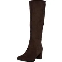 Salinyang Kniehohe Damenstiefel Elegant mit Blockabsatz & minimalistischer Optik Stiefel
