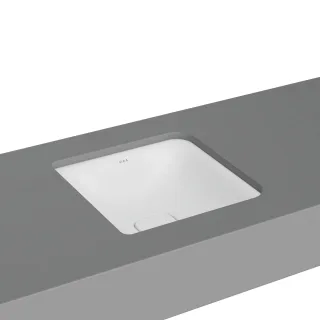 VitrA New Metropole Unterbauwaschtisch quadratisch 40 cm ohne Überlaufschlitz,7533B401-1083 7533B401-1083