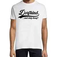 Youth Designz Print-Shirt Dorfkind Herren T-Shirt Statement Männer Geschenk mit lustigem Spruch