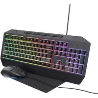 Trust GXT 791 3-in-1-Gaming-Bundle, Schwarz Tastatur