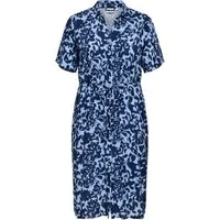 ONLY CARMAKOMA Blusenkleid CARYASMIN S/S SHIRT DRESS WVN NOOS