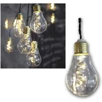 STAR TRADING LED-Lichterkette Lichterkette GLOW, 10x5 LED warm, Glas klar, 230V