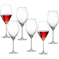 Ritzenhoff & Breker Rotweinglas Salsa, 6-tlg., Glas, robust und kristallklar, 6-teilig