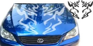 Autoaufkleber für die Motorhaube. "Aufkleber cars"
