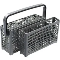 Trade-Shop Besteckkorb passend für AEG Bosch Bauknecht Beko Candy SMEG Gorenje, 23cm x 8,5cm + 4,5cm x 13,5cm / Geschirrspüler / Geschirrkorb