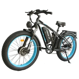 [EU DIRECT] ORLMS V3 Electric Bike 60V 25Ah Battery 1000W*2 Dual Motors Recommended Top Speed 25KM/H 26inch Tires 80-120