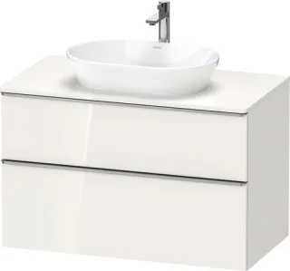 Duravit D-Neo Konsolenwaschtischunterbau wandhängend Weiß Hochglanz 1000x550x664 mm - DE496807022000 DE4968070220000