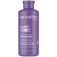 Lee Stafford Haarshampoo Lee Stafford Bleach Blondes Purple Toning Shampoo 250ml