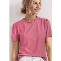 STREET ONE T-Shirt mit Rüschendetails