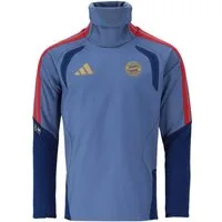 adidas Performance Sweatshirt FC Bayern München, Authentic Warmtop Teamline, Herren, Blau