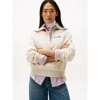 Tommy Hilfiger Sweatshirt CLASSIC SCRIPT FLEECE HALF-ZIP