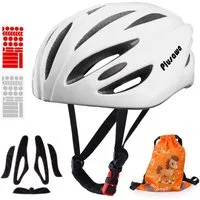Alsterwell Kinderhelm Kinder Fahrradhelm, Verstellbarer Kinnriemen, 3D DIY & Reflektierende Aufkleber, Sporthelm für Roller & Inlineskates