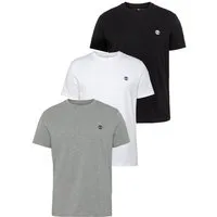 Timberland T-Shirt DUNSTAN RIVER 3xPack Tee (Set, 3-tlg) 3er-Pack, Kurzarm-Design, Casual-Stil, aus Baumwolle