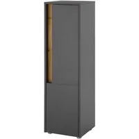 Home affaire Midischrank CITY/GIRON, Badschrank mit Griffmulde, Hochschrank in zeitlosem Design in den Farben Weiß und Anthrazit verfügbar, viel Stauraum